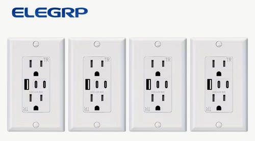 Elegrp usb outlets - elegrp, 15a