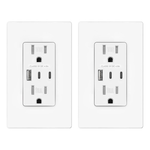Pack usb outlet receptacle - 2,