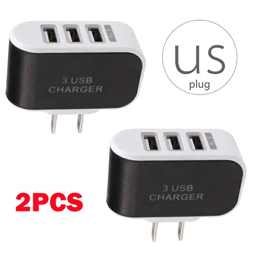2pc wall outlet usb - 2pc, ac