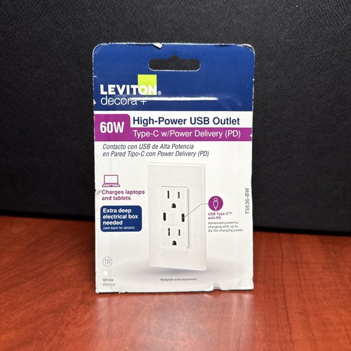 Leviton usb wall outlet - usb,