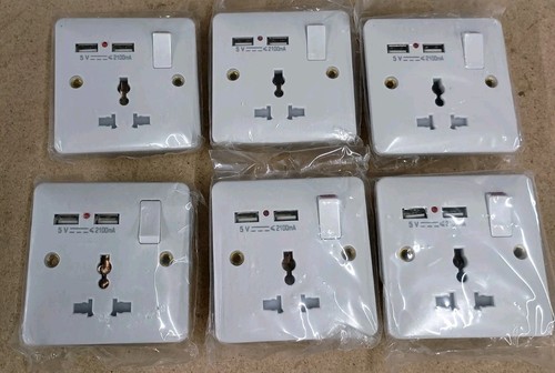Wall power socket 13a - wall,
