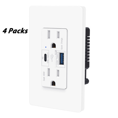 4pk usb wall - usb, pd3.0